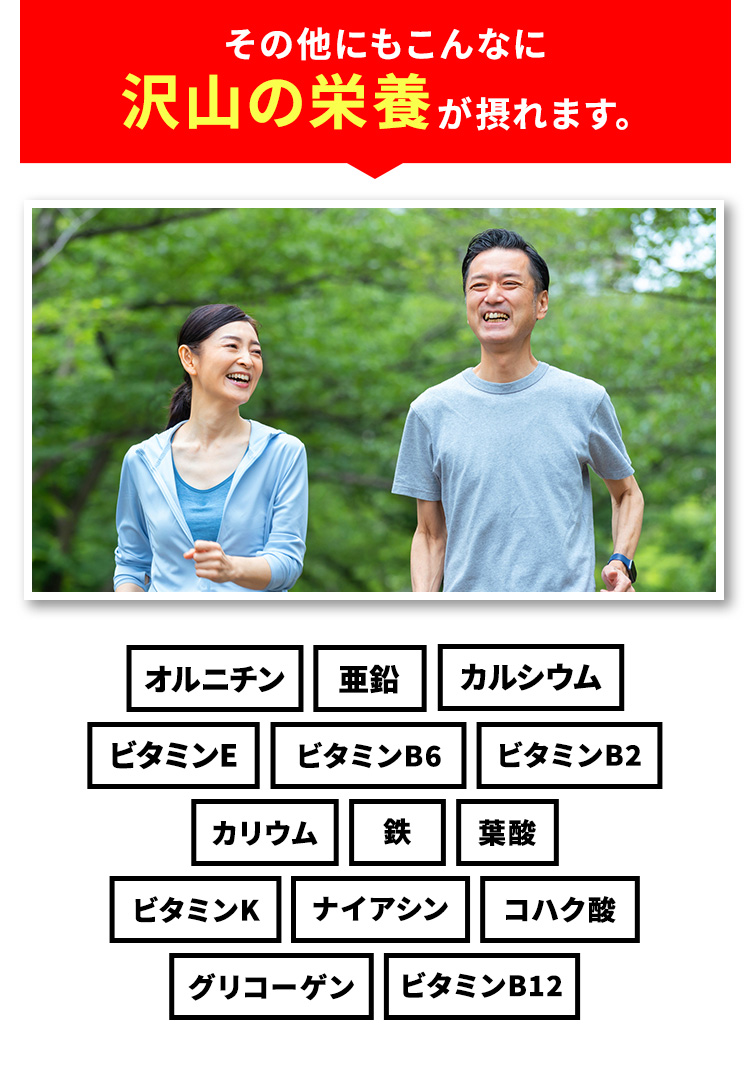 その他にもこんなに沢山の栄養が摂れます。