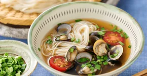 しじみとにらの冷やし麺
