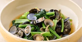 しじみと青菜のお浸し