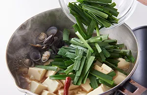 しじみと豆腐の辛醤油煮のポイント